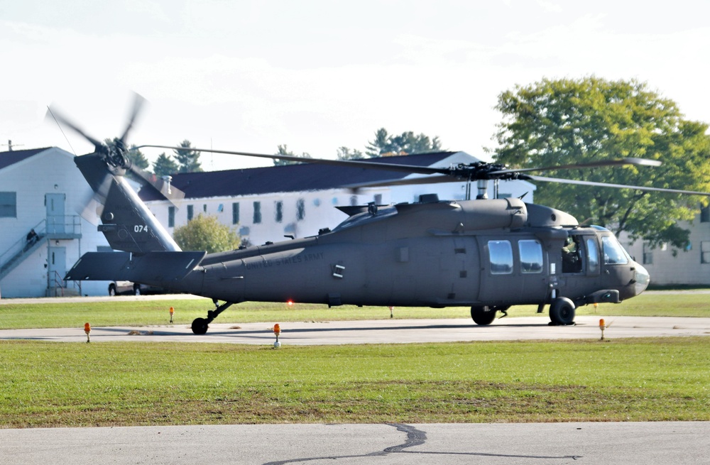 UH-60 Black Hawk training operations at Fort McCoy