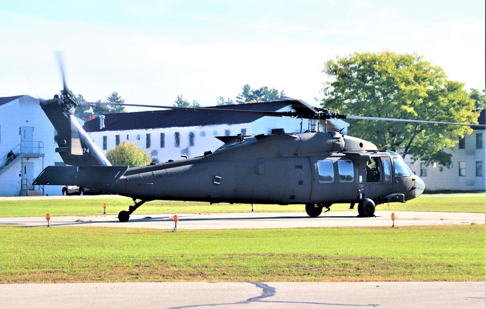 UH-60 Black Hawk training operations at Fort McCoy