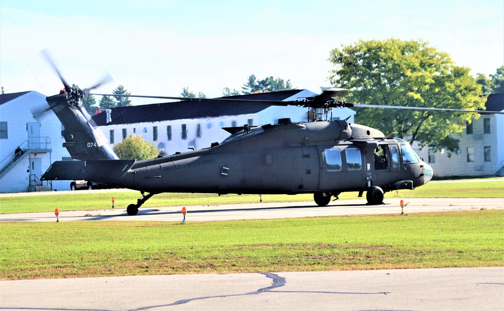 UH-60 Black Hawk training operations at Fort McCoy