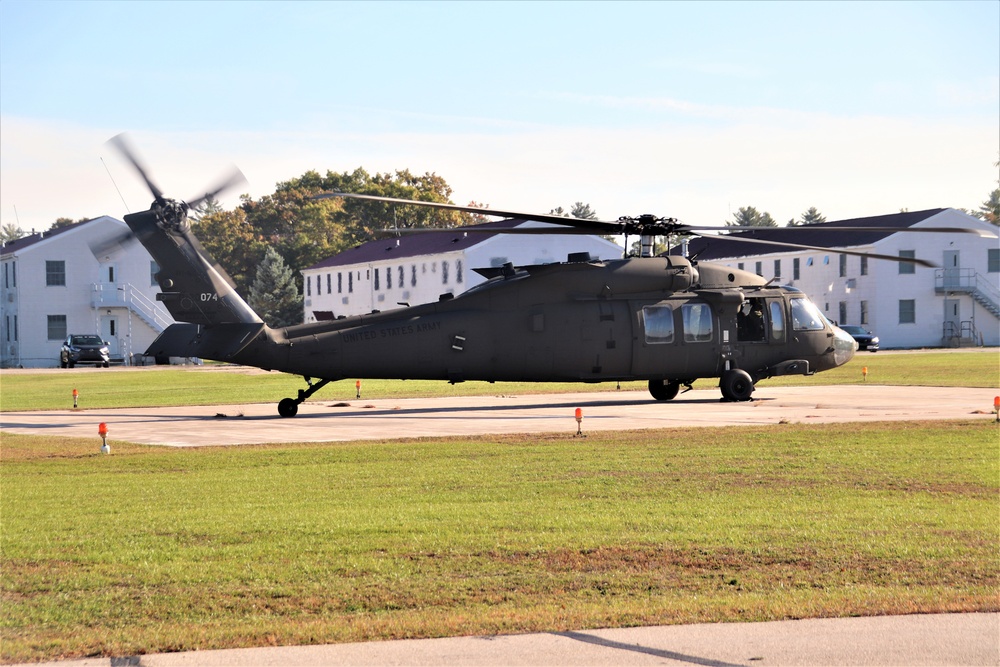 UH-60 Black Hawk training operations at Fort McCoy