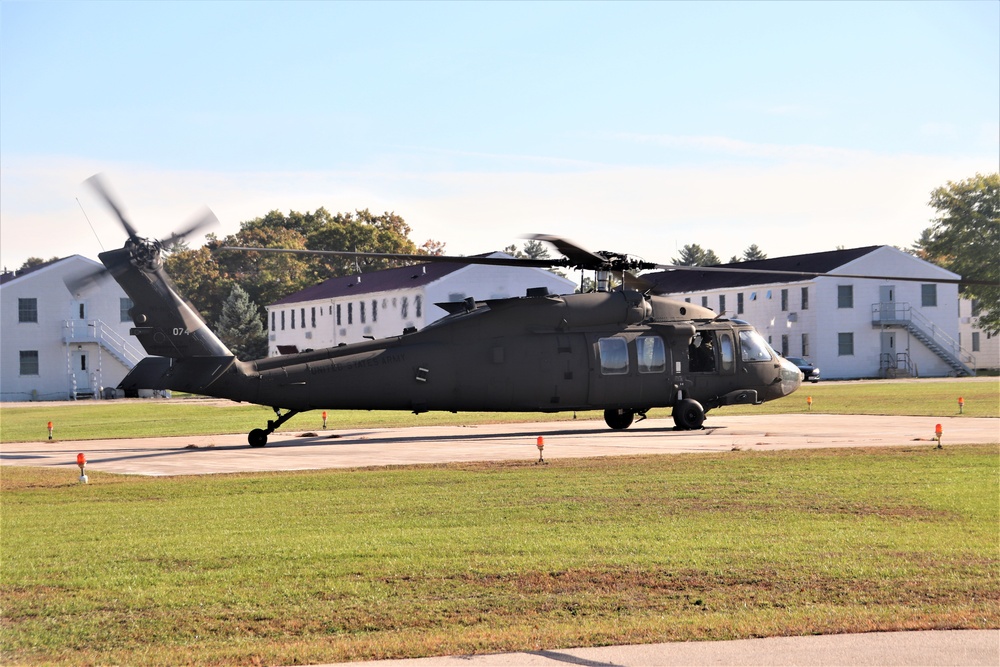 UH-60 Black Hawk training operations at Fort McCoy