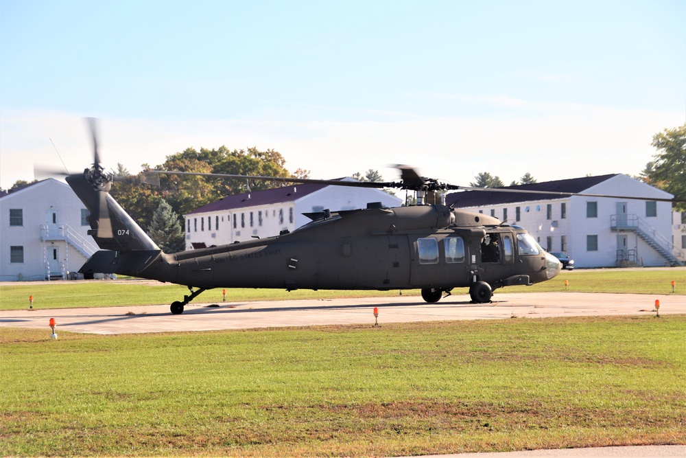 UH-60 Black Hawk training operations at Fort McCoy