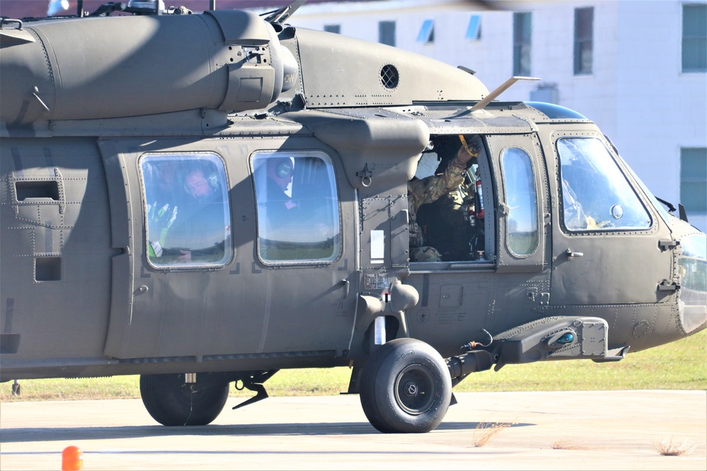 UH-60 Black Hawk training operations at Fort McCoy