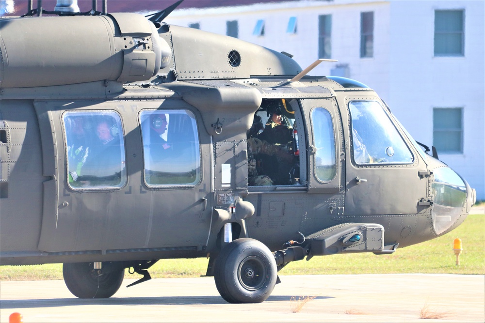 UH-60 Black Hawk training operations at Fort McCoy