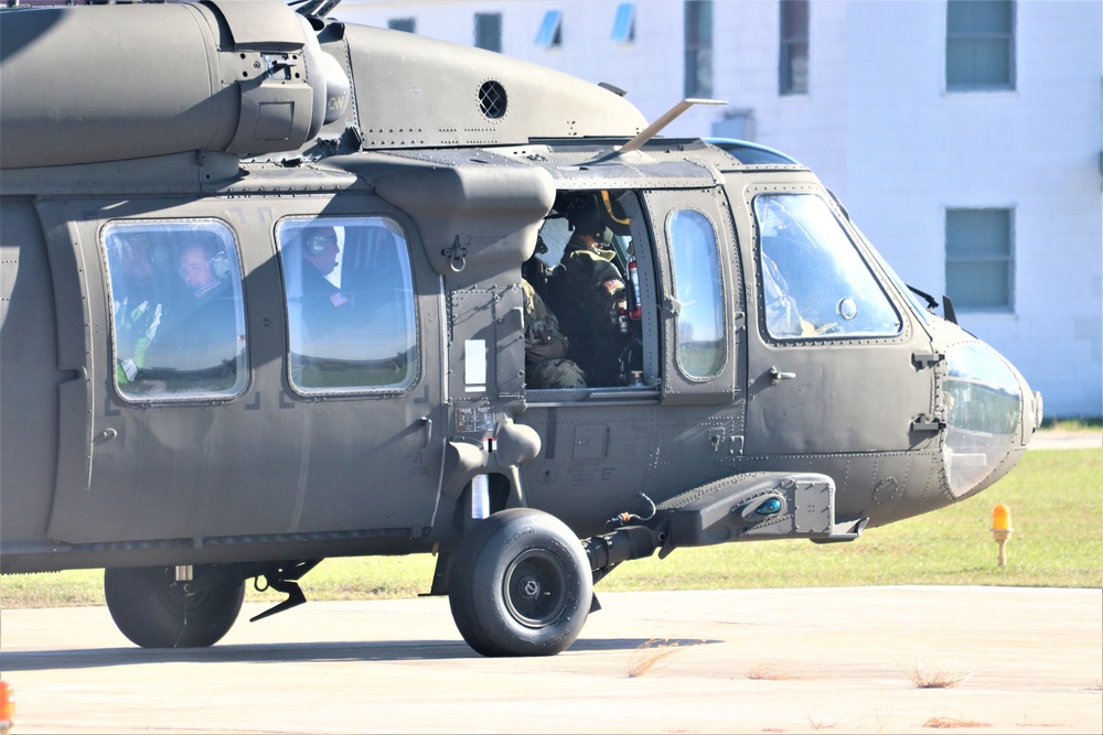 UH-60 Black Hawk training operations at Fort McCoy