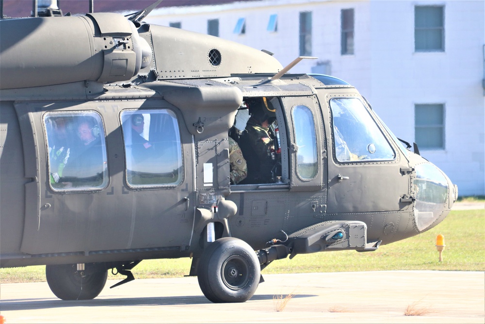 UH-60 Black Hawk training operations at Fort McCoy