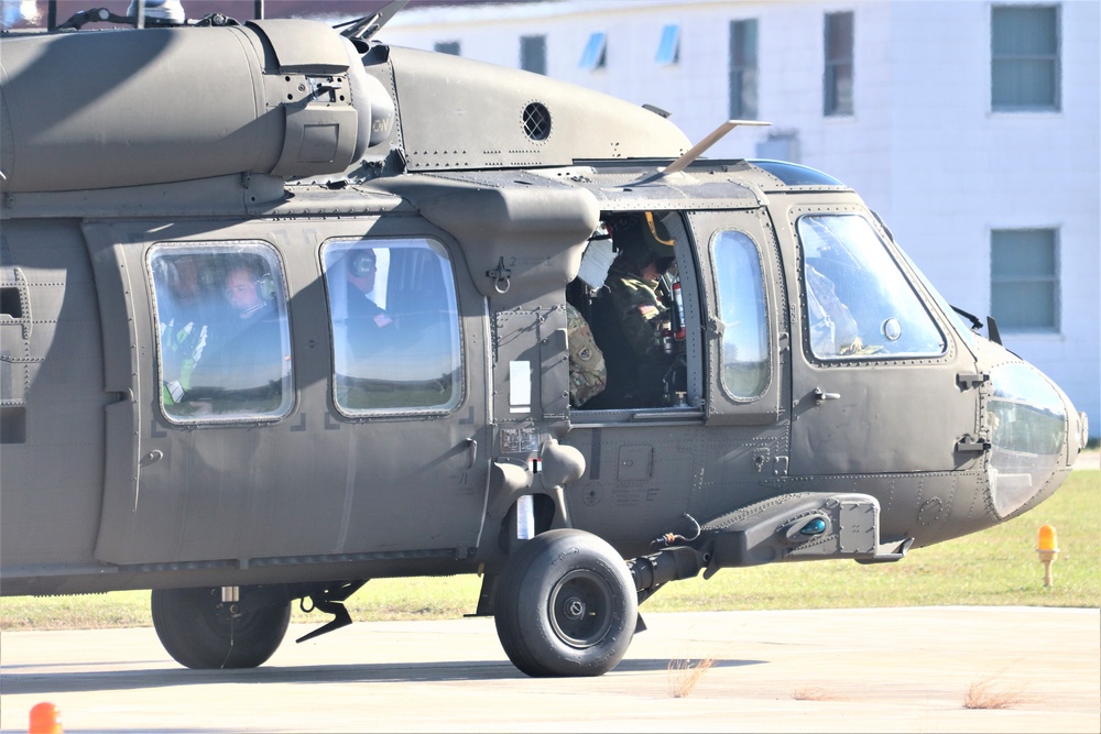 UH-60 Black Hawk training operations at Fort McCoy