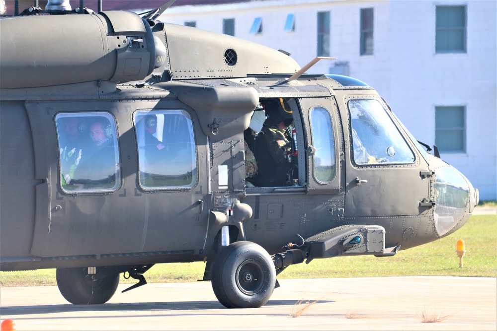 UH-60 Black Hawk training operations at Fort McCoy