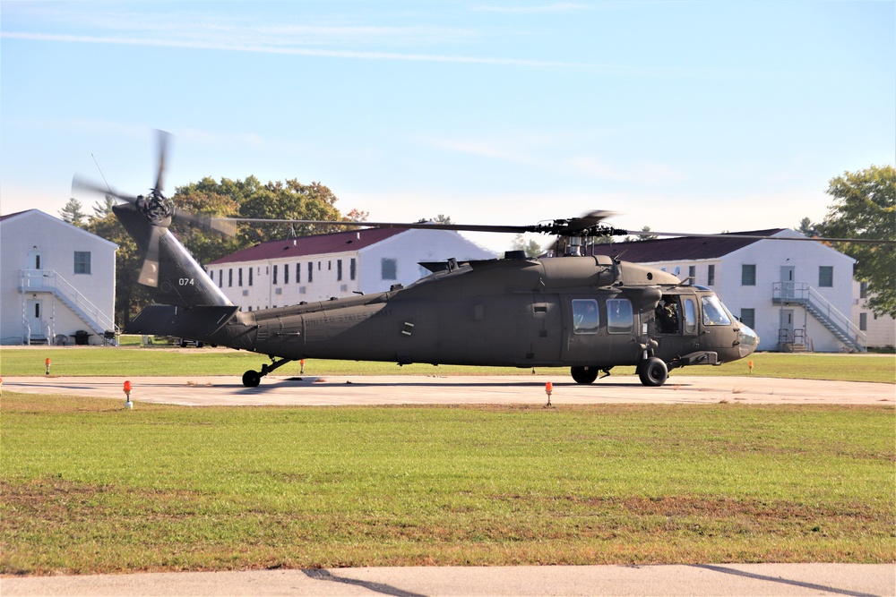 UH-60 Black Hawk training operations at Fort McCoy