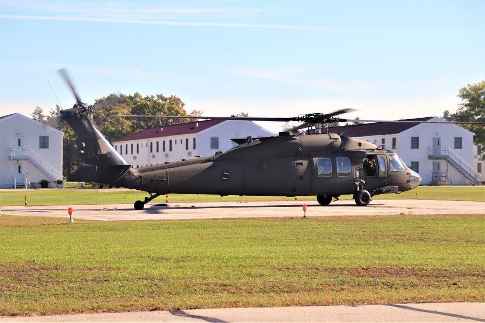 UH-60 Black Hawk training operations at Fort McCoy