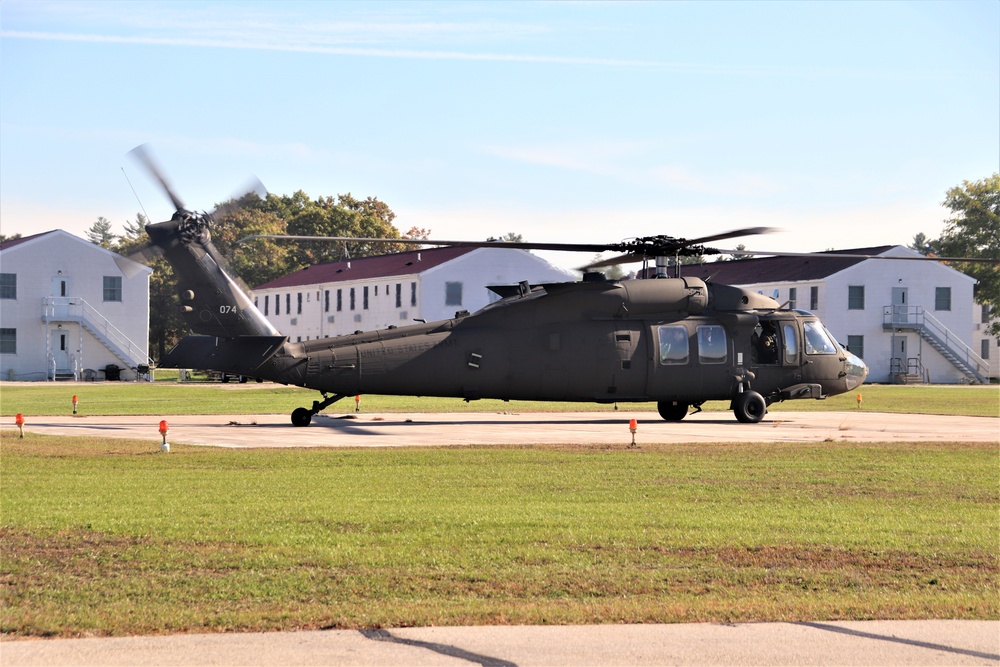 UH-60 Black Hawk training operations at Fort McCoy