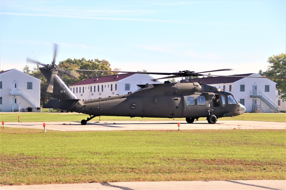 UH-60 Black Hawk training operations at Fort McCoy