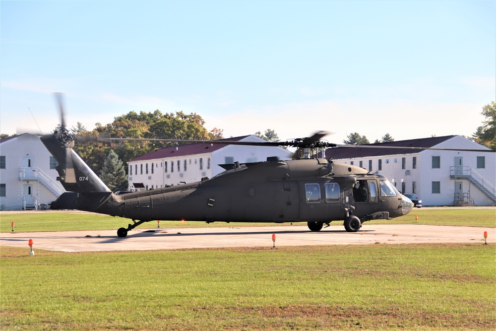 UH-60 Black Hawk training operations at Fort McCoy