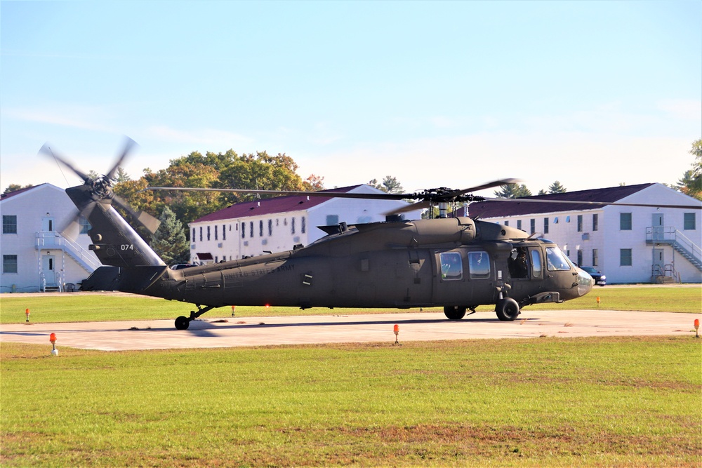 UH-60 Black Hawk training operations at Fort McCoy