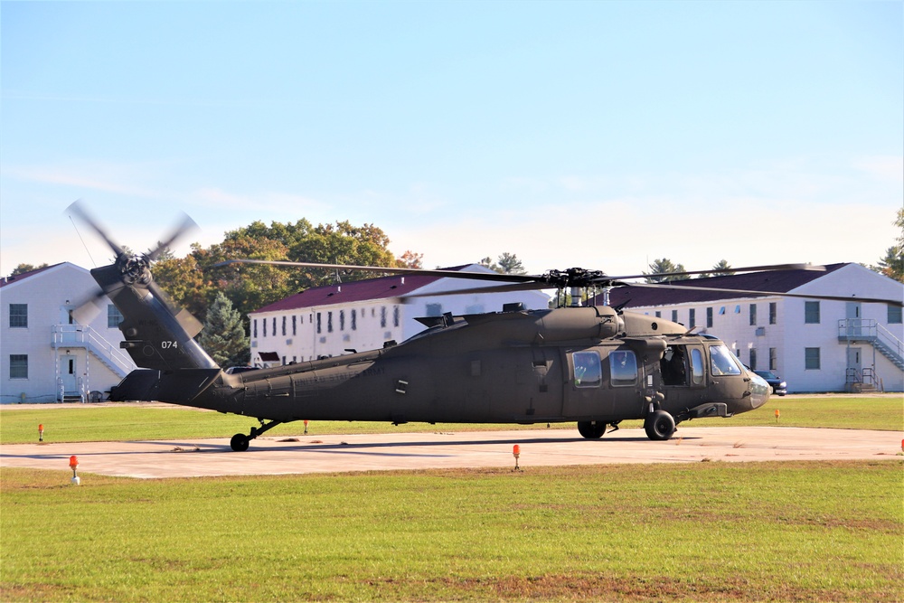 UH-60 Black Hawk training operations at Fort McCoy