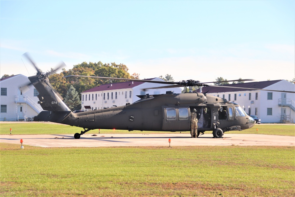 UH-60 Black Hawk training operations at Fort McCoy