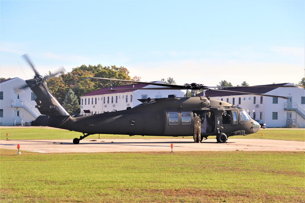 UH-60 Black Hawk training operations at Fort McCoy