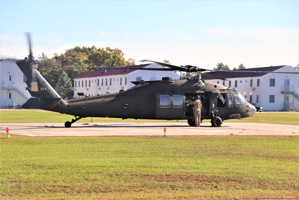 UH-60 Black Hawk training operations at Fort McCoy