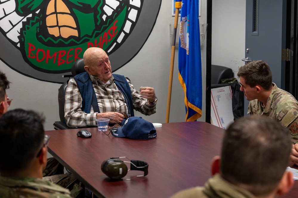 Iconic B-52 and veteran reunite at Barksdale Air Force Base