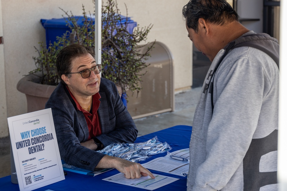 Civilian Human Resources personnel hosts health and wellness fair aboard Camp Pendleton