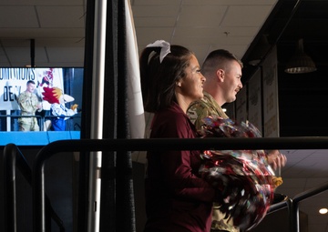 Airmen Recognized During Hockey Game