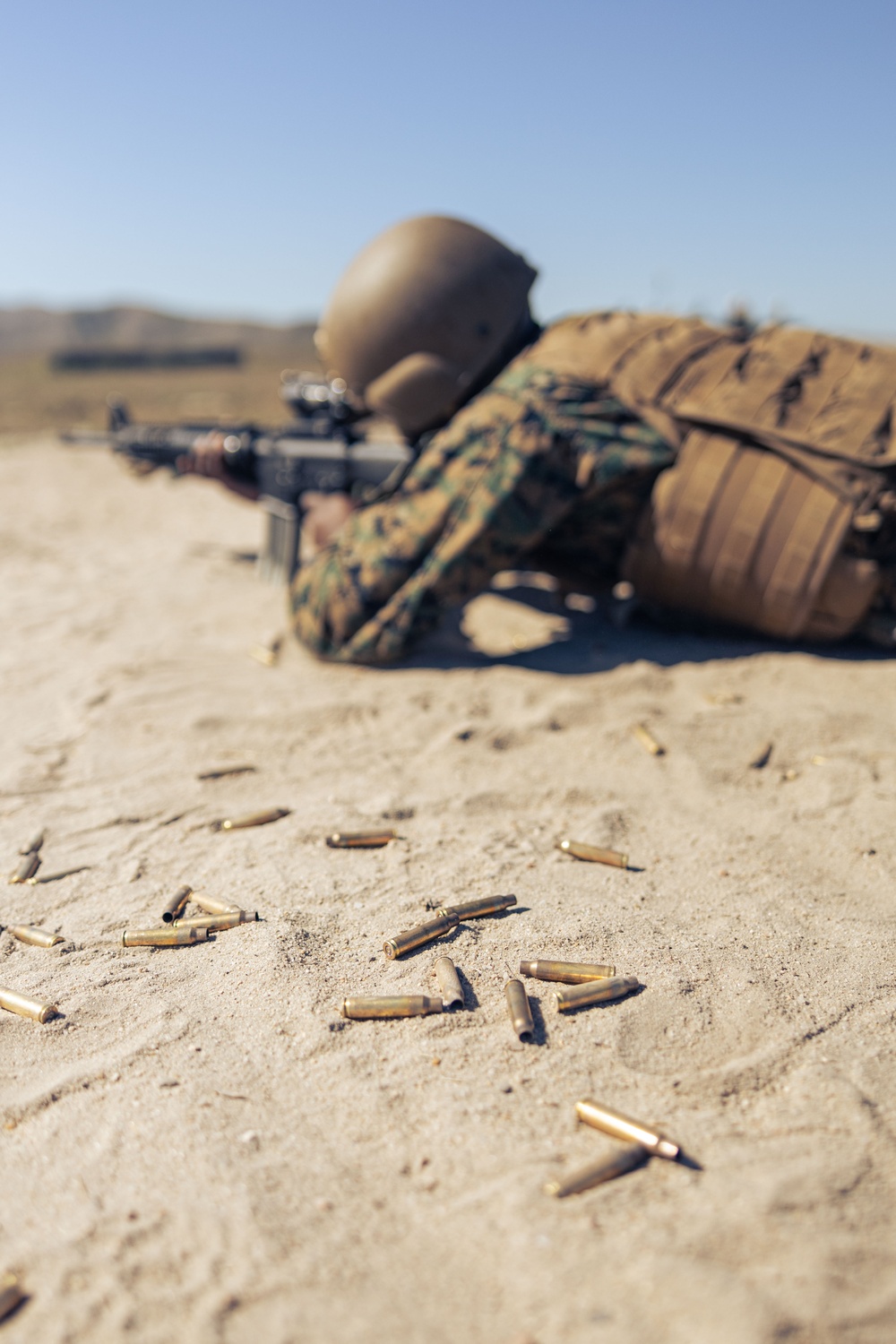 Camp Pendleton Marines conduct unknown distance range