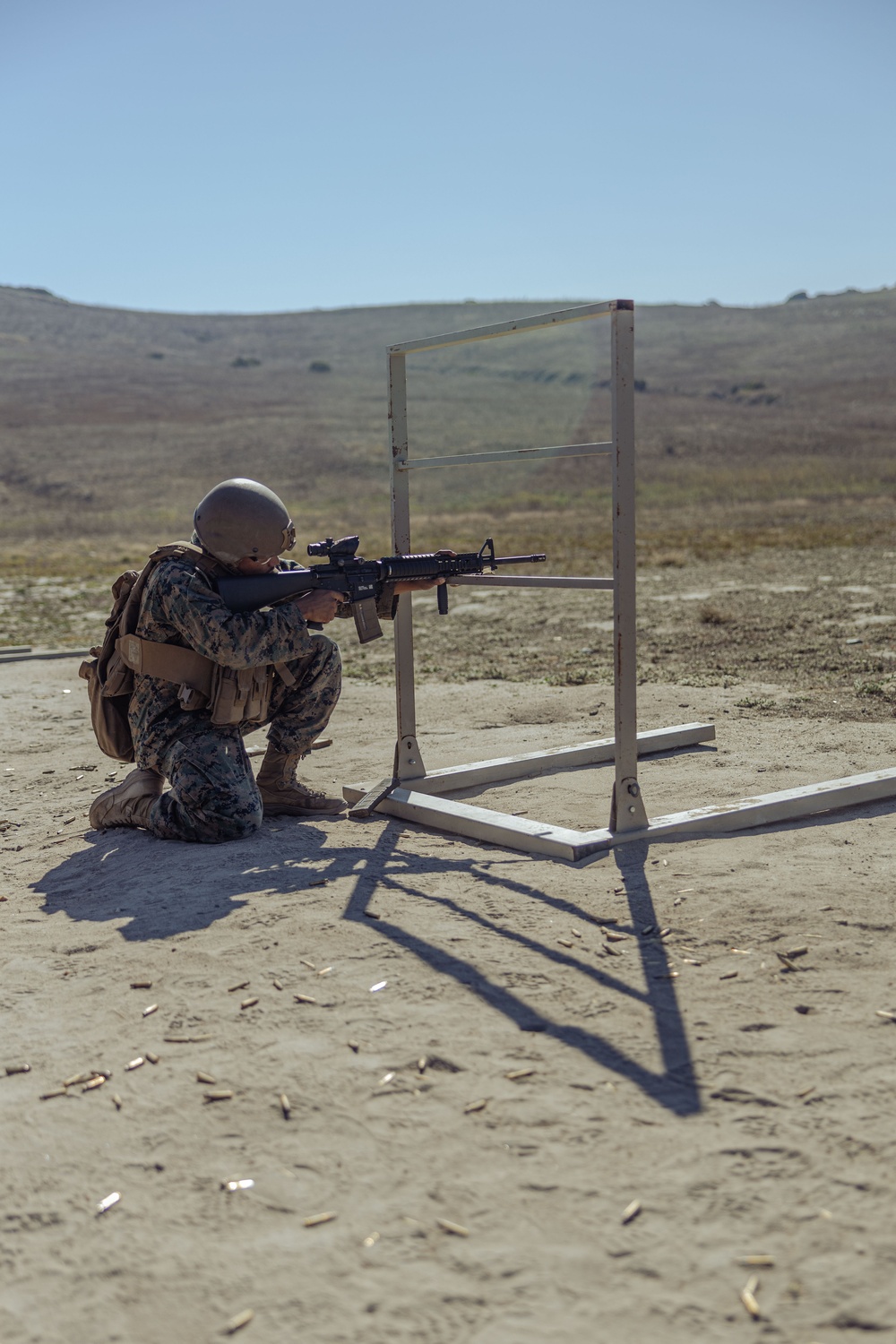 Camp Pendleton Marines conduct unknown distance range