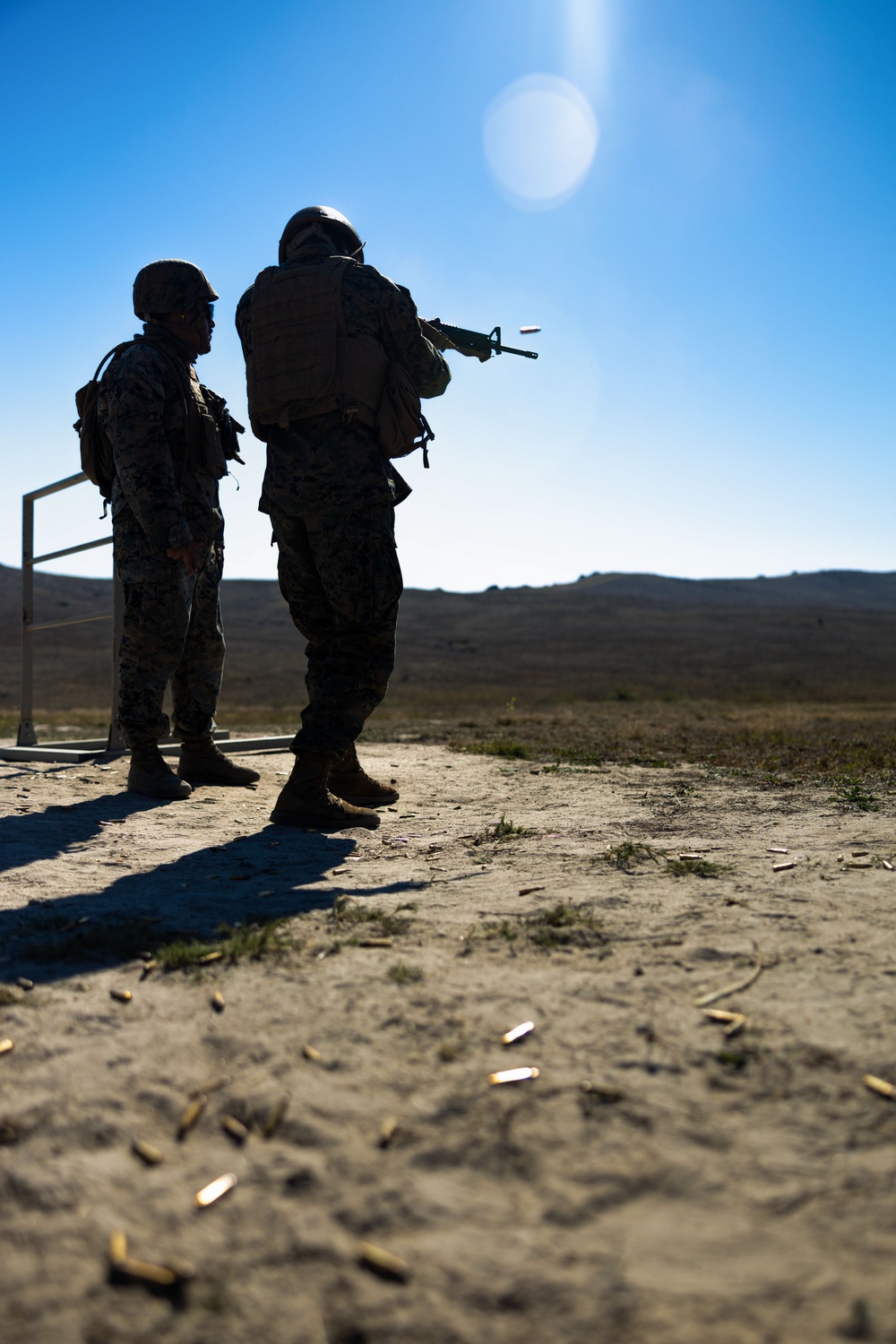 Camp Pendleton Marines conduct unknown distance range