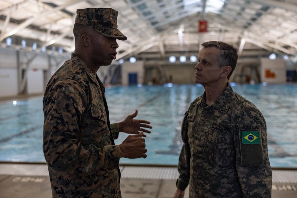 Brazilian Marine Corps Visit