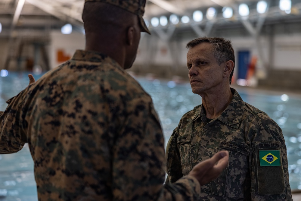 Brazilian Marine Corps Visit