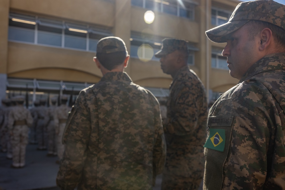 Brazilian Marine Corps Visit