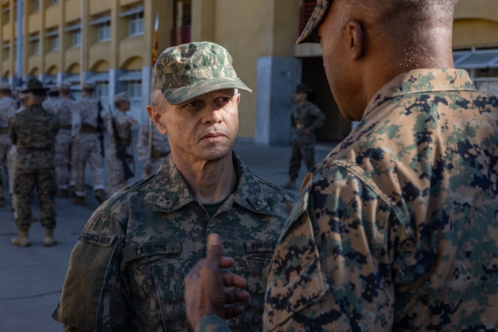 Brazilian Marine Corps Visit