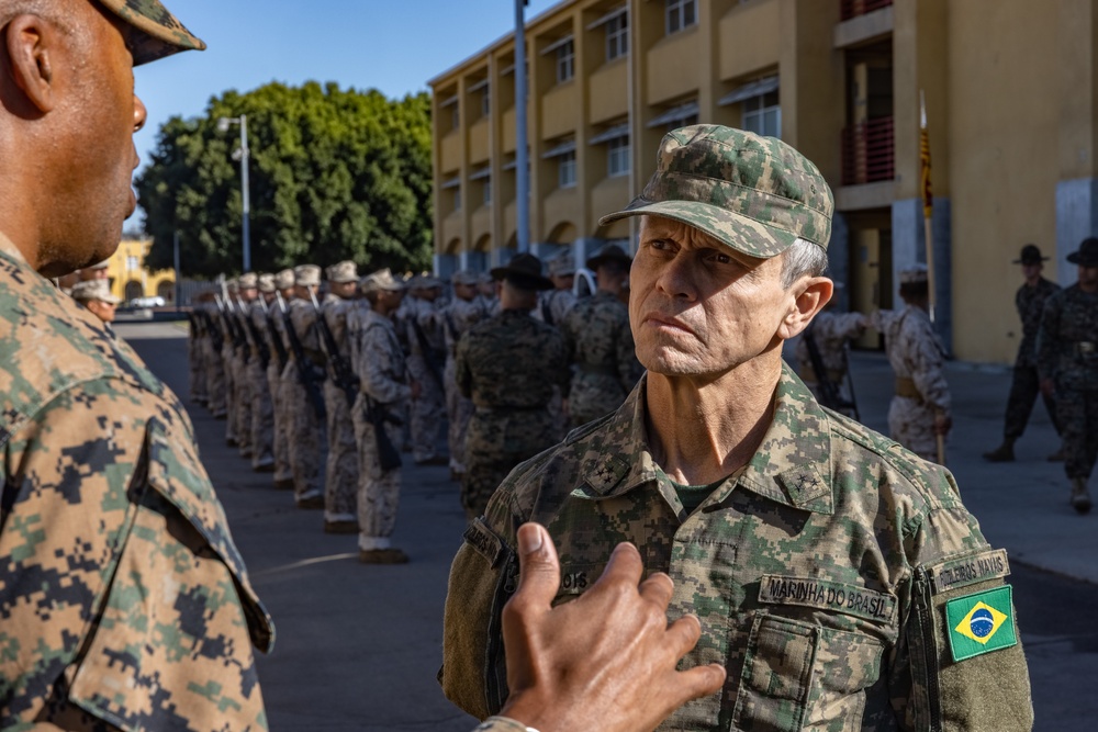 Brazilian Marine Corps Visit