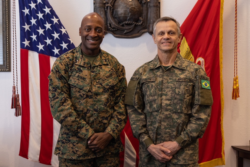 Brazilian Marine Corps Visit