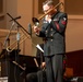 Musician 1st Class Benjamin Ford performs at Kiokee Baptist Church