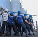 Line Handlers during Replenishment-at-Sea