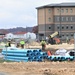 October 2023 barracks construction operations at Fort McCoy