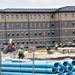 October 2023 barracks construction operations at Fort McCoy