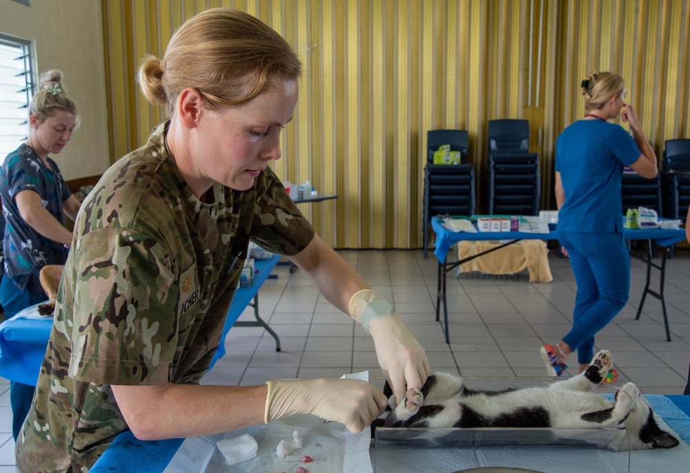 Pacific Partnership 2024-1: U.S. Army veterinarians team up with RMI Love Animals