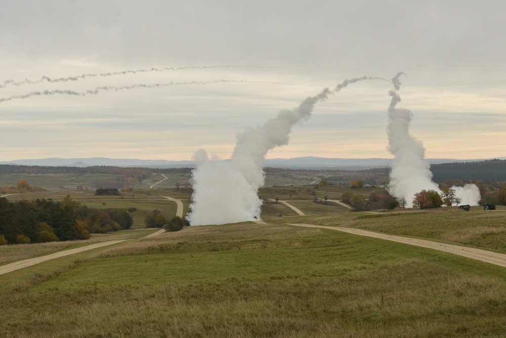 41st Field Artillery Brigade Live Fire Exercise MLRS