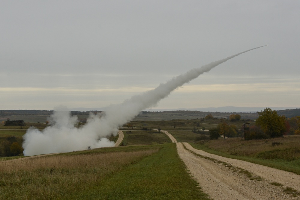 41st Field Artillery Brigade Live Fire Exercise MLRS