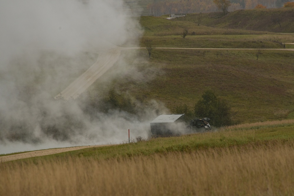 41st Field Artillery Brigade Live Fire Exercise MLRS