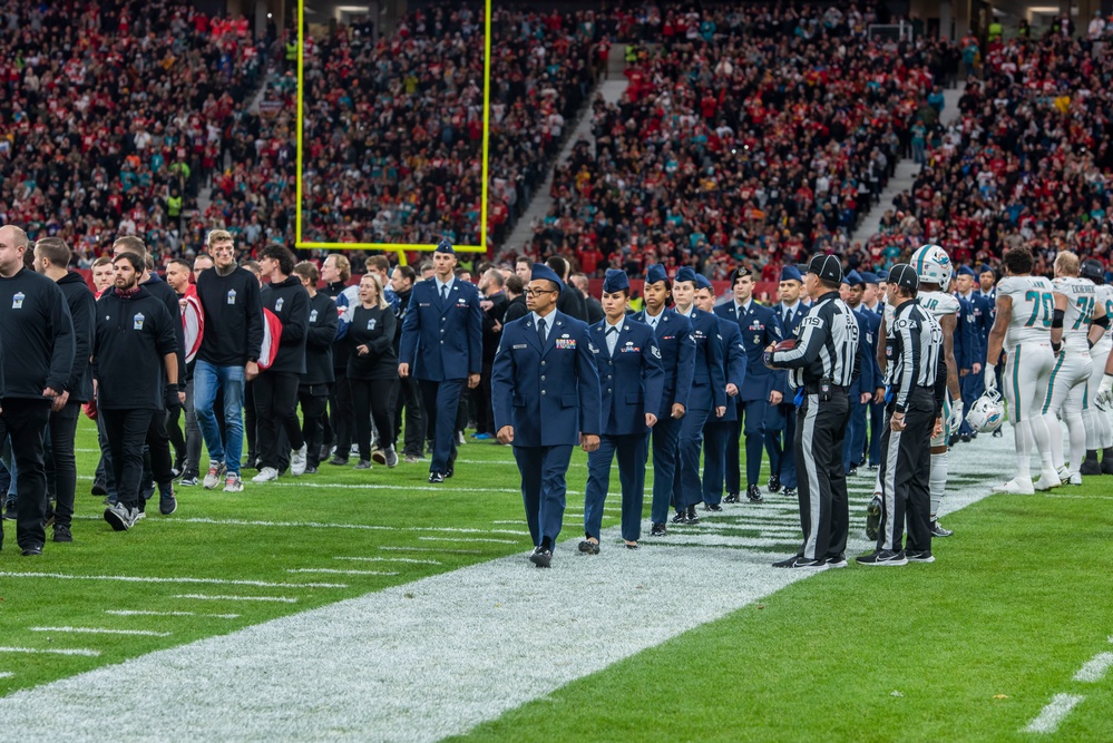 U.S. Armed Forces supports NFL game