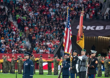 U.S. Armed Forces supports NFL game