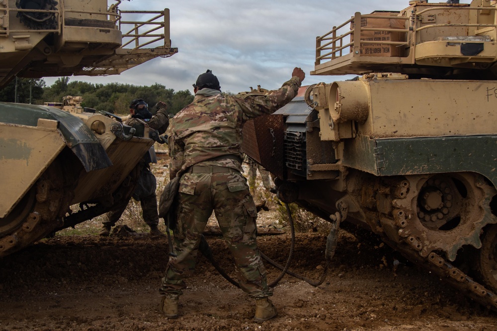 Task Force Mountain Soldiers Compete in Hellenic Army Tank Challenge