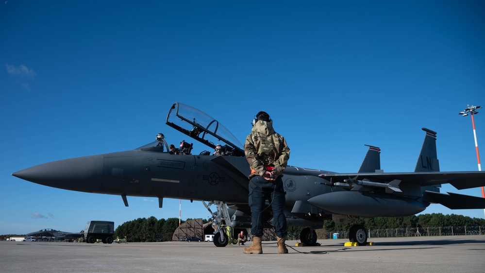 494th Fighter Squadron participates Atlantic Trident 23