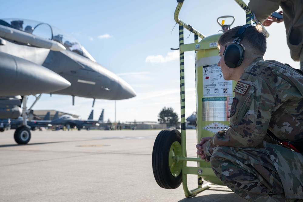 494th Fighter Squadron participates Atlantic Trident 23