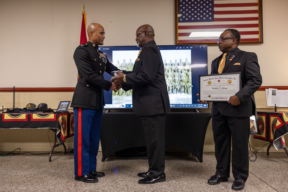 Montford Point Marine receives his Congressional Gold Medal