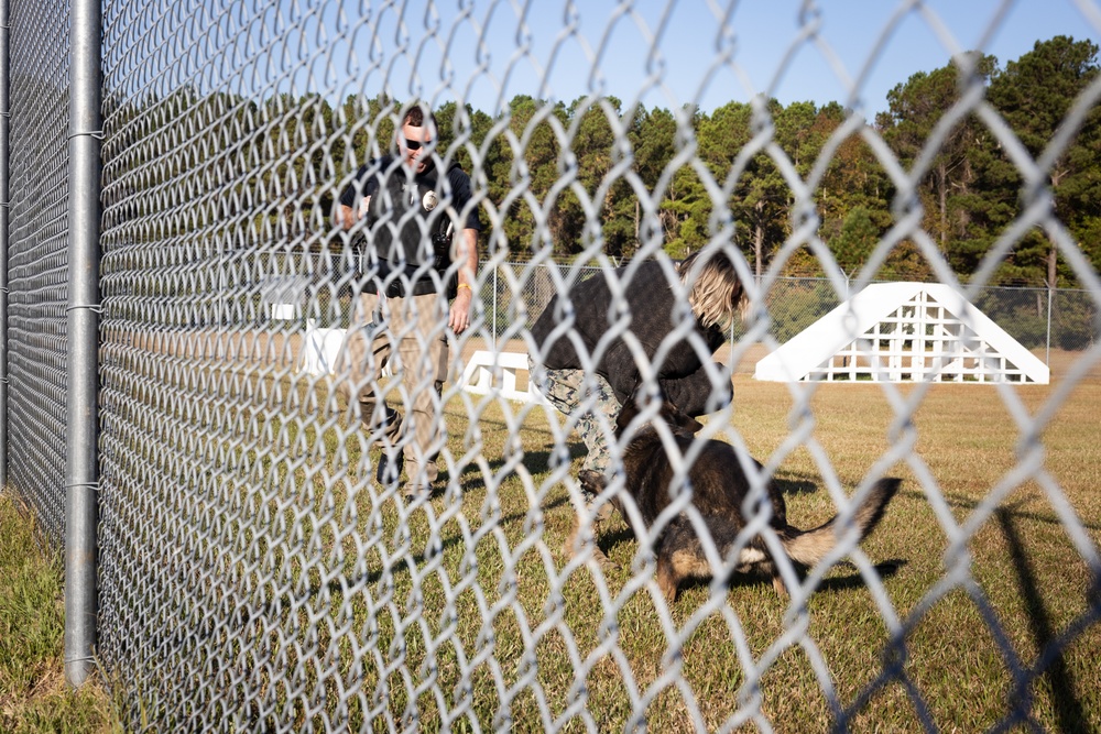 Ardrey Kell High School MCJROTC Visits Camp Lejeune