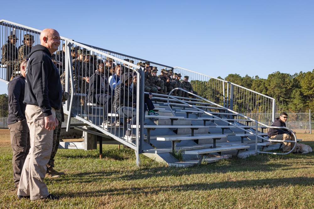 Ardrey Kell High School MCJROTC Visits Camp Lejeune